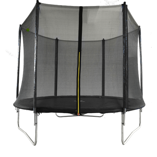 Trampolines Deluxe Round Sports Trampoline with Enclosure